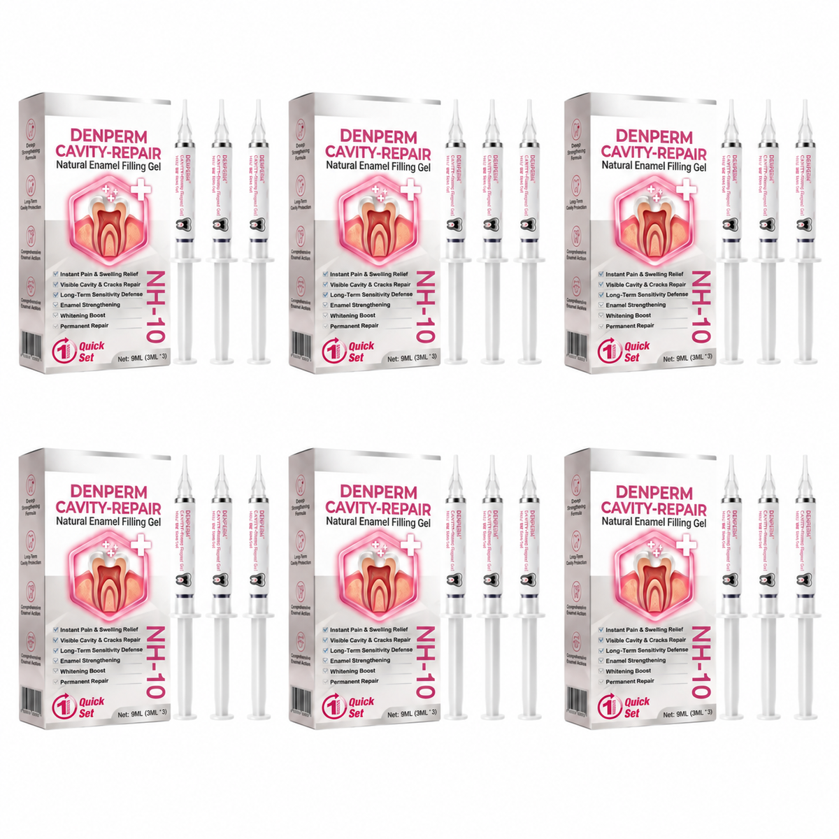 DenPerm Cavity-Repair Natural Enamel Filling Gel