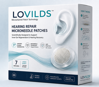HEARING REPAIR MICRONEEDLE PATCHES ✅ Targets Hearing Loss, Tinnitus, Ear Infections, Balance Disorders, and Age-Related Ear Degeneration.