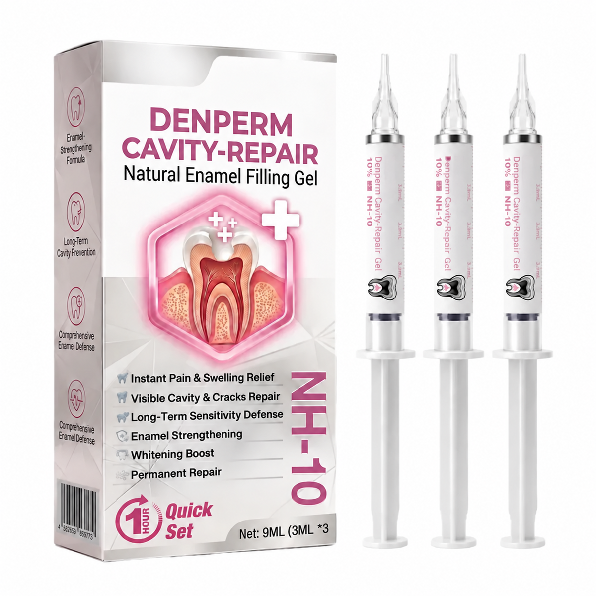 DenPerm Cavity-Repair Natural Enamel Filling Gel