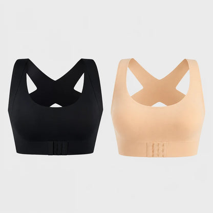 🔥LAST DAY PROMOTION - 50% OFF | LOVILDS Front Closure Cross-Back Wireless Posture Bra